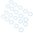 thumbnail image 4 of Binder Ring, Loose Leaf Rings Durable Flexible Plastic 20Pcs  For Menu Pink,Yellow,Green,Blue, 4 of 8