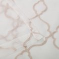 thumbnail image 3 of Lattice Two Panels Sheer Curtains, 26" x 84", Champagne by Blue Nile Mills, 3 of 5