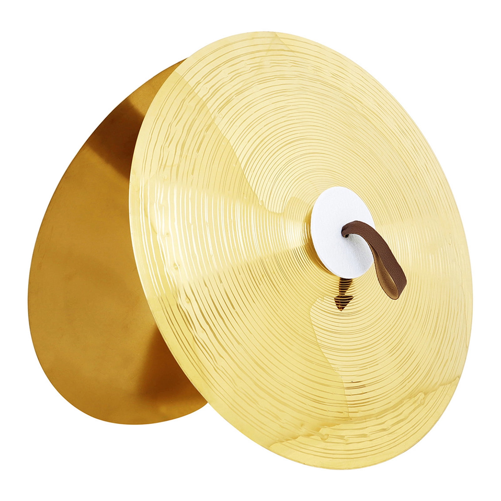 1Pair Brass Ensembles Cymbals Multiuse Practice Cymbals Portable Percussion Instruments Musical Toy Easy to Use