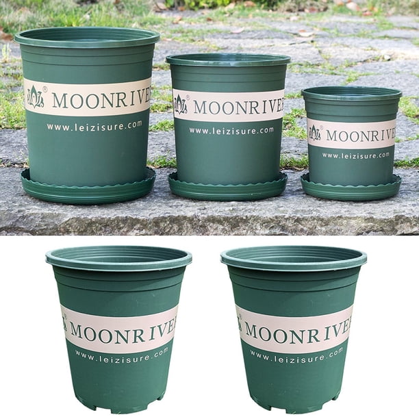 High-quality Plants Plastic Flower Pot Succulents Flower Tray Thickened 1-5Gallon Basin for Home Garden Plant Indoor Outdoor He Qiyong unisex