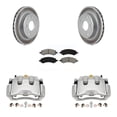 thumbnail image 1 of Transit Auto Front Disc Brake Caliper Coated Rotors and Semi-Metallic Pads Kit for Car Dakota Dodge Ram KCG-100733S, 1 of 11