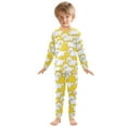 thumbnail image 3 of joogoo Bichon Cartoon Dogs 2 Piece Long Sleeve Tee and Pants Cotton Pajama Set 6Y, 3 of 7