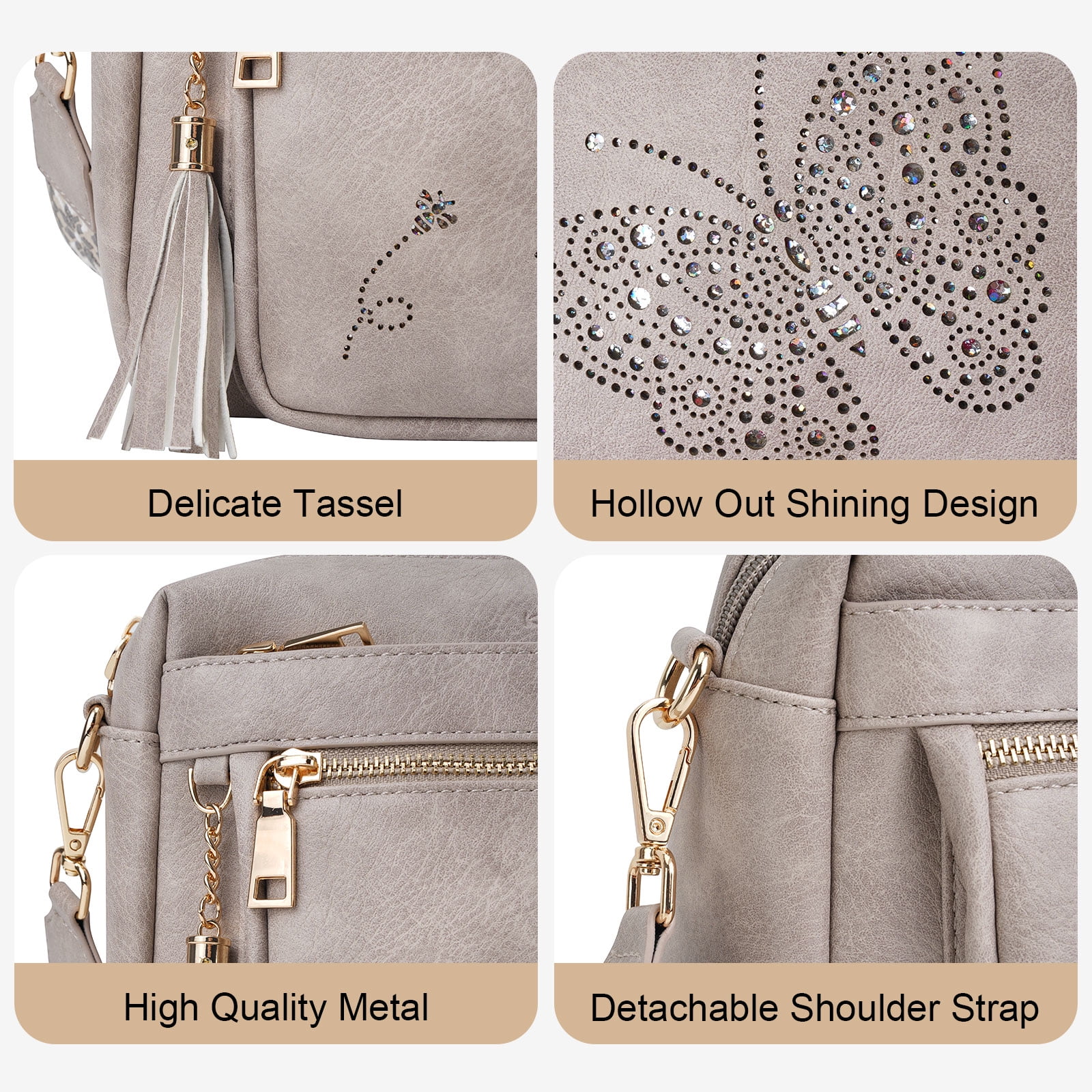 [Mother’s Day Gift Present] APHISON Fashion Small Crossbody Bags for Women Shoulder Bag, Ladies Classic Handbags Cute Shoulder Bag Clutch Handbag