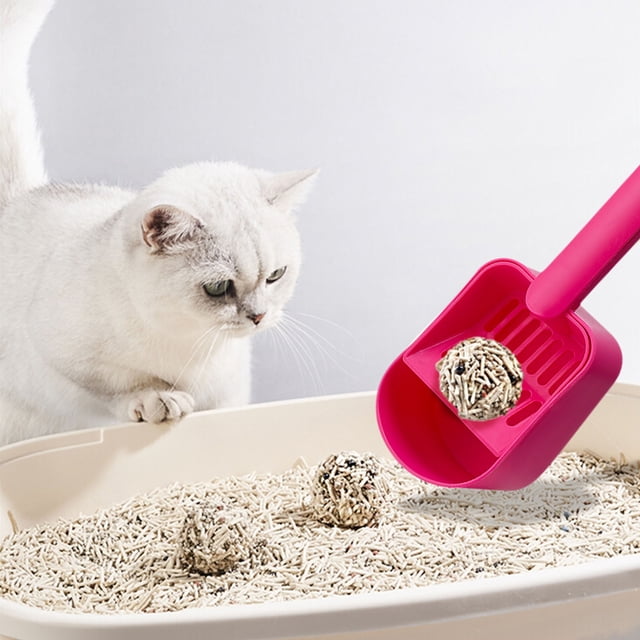 RKSTN A Shovel Multifunctional Cat Litter Shovel Rose Red