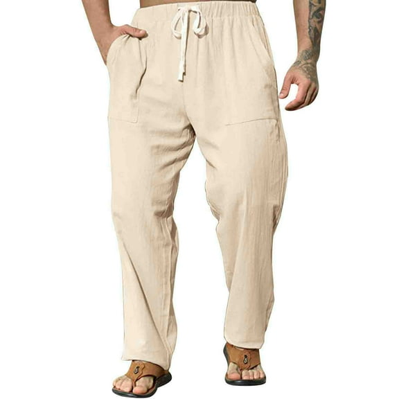 Men's And Leisure Casual Simple Personality Up Pocket Pants Casual Pants