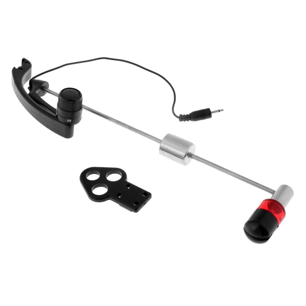 Set 3 Indicatori Di Morso TJR Tackle Rossa Fiscaglia Corta 13cm Per Pesca Carpa