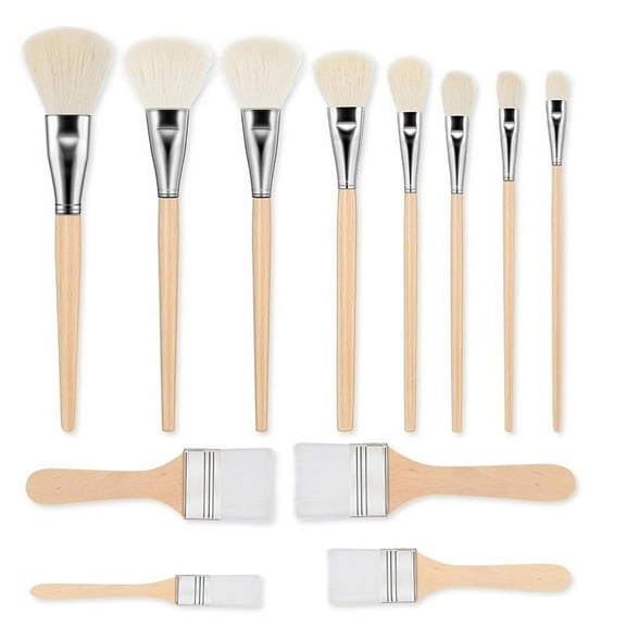 Acrylic Painting Mop Brushes Various Sizes Paint Brush Set