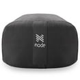 thumbnail image 2 of Node Fitness Yoga Meditation Cushion, 25" x 12" Rectangular Bolster with Organic Cotton Cover - Gray, 2 of 7