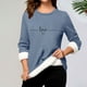 thumbnail image 1 of Heisall Womens Base Layer Shirts Autumn Winter Floral Print Round Neck Long Sleeve Thickened Fleece Teddy Shearling Warm Fitted Thermal Tops for Daily Cold Weather Wear, 1 of 3