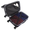 thumbnail image 5 of Navy Ferris State Bulldogs 20" 8-Wheel Hardcase Spinner Carry-On, 5 of 5