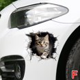 thumbnail image 1 of Car Stickers Personality Creative 3d Three-Dimensional Kitten Car Stickers Cute Cartoon Cat Funny Car Body Scratch Cover Stickers, 1 of 1