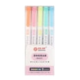 thumbnail image 2 of amdohai Dual Tip Highlighter, Broad Chisel and Fine Point, Assorted Colors, 5 Count, 2 of 8