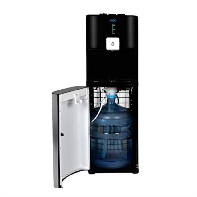 Great Value Bottom Loading Hot/Cold/Room Water Dispenser, Black Water