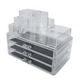 thumbnail image 2 of Cosmetic Storage Drawers, Durable Makeup Organizer Transparent  For Bathroom Counter  For Women For Easy Visibility, 2 of 8
