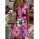 thumbnail image 4 of Nuevo diseño original de verano, vestido mini sexy y lindo de Mickey, escote en V, microelástico, a la moda, cómodo y moderno, vestido mini de calle, 4 of 5