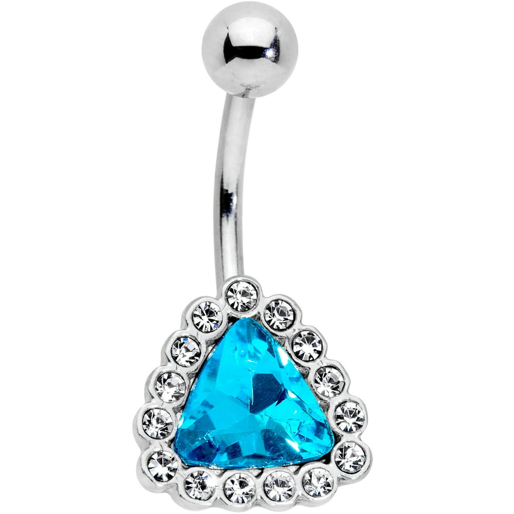 Body Candy Body Candy Womens Stainless Steel Clear Brilliant Blue