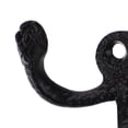 thumbnail image 3 of IFANLANDOR 6Ud Gancho Metal Negro Para Pared Gancho Doble Para Ropa Toallas Y, 3 of 8