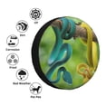 thumbnail image 2 of Kdxio Blue Viper And Yellow Viper Snake for Tire Cover Wheel Protectors Tyre Covers Weatherproof Wheel Covers Universal Fit for Trailer Rv SUV Truck Camper Travel Trailers 17 inch, 2 of 5