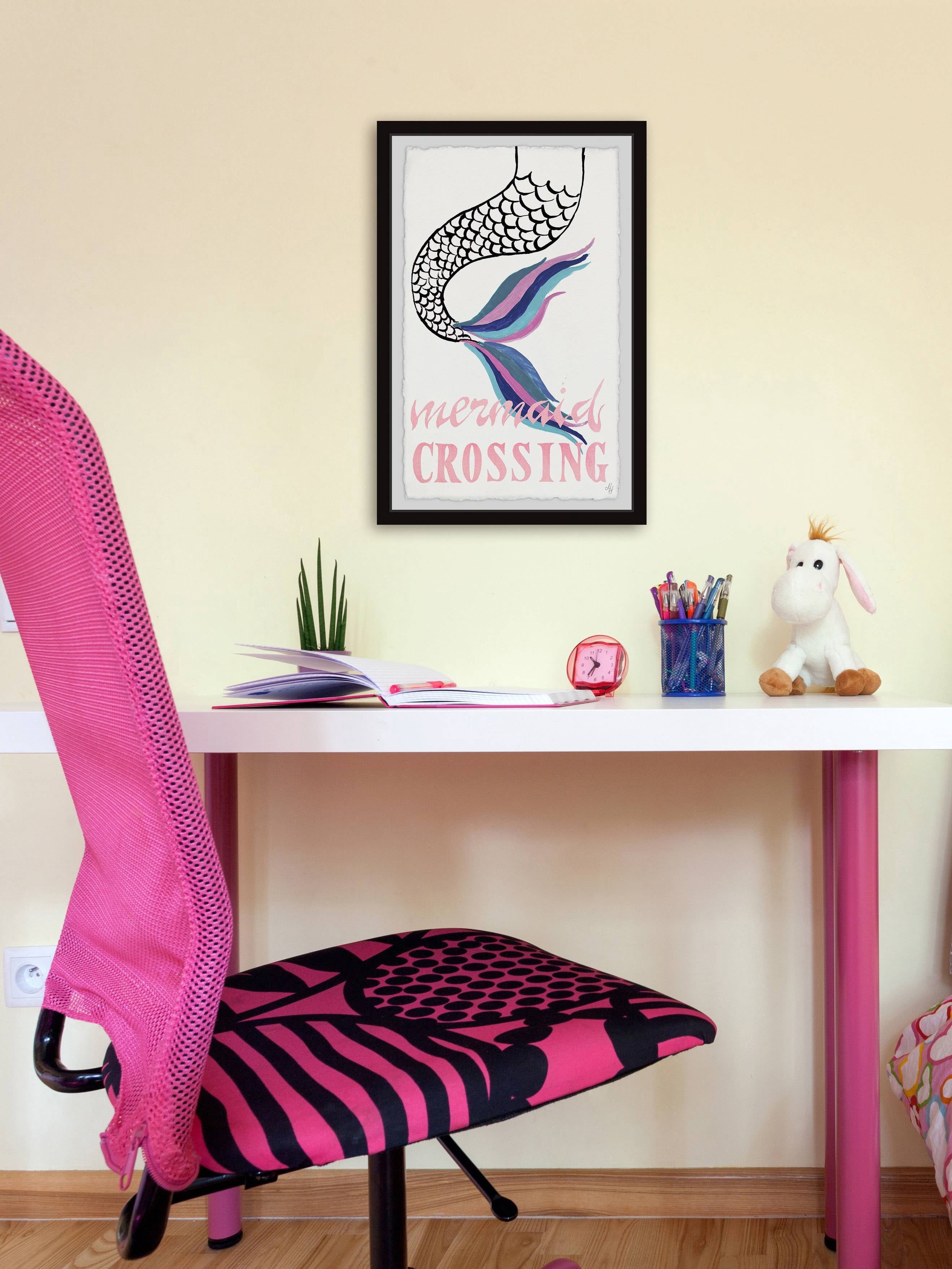 Marmont Hill Mermaid Crossing II Framed Wall Art