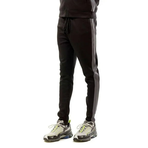 Rebel Minds Men Track Pants (Black Charcoal)