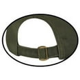 thumbnail image 2 of Twill Low Profile Brass Buckle Adjustable Cap - Olive, 2 of 2