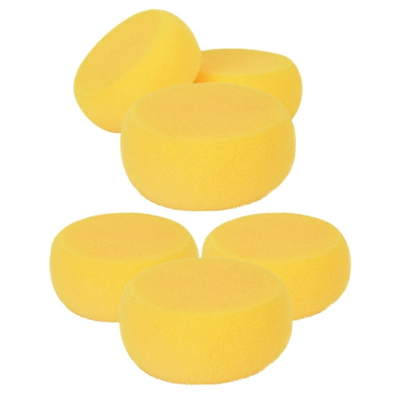 MLINS 6pcs Circular Art Sponges Painting Sponges Crafting Watercolor Soft Sponges For Pottery And Diy Projects Artists And Kids