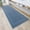 Blue, variant on Waffle Bath-Mat, Absorbent Bath Mats for Bathroom Non Slip, Machine Washable Bathroom Rugs with Tassels Ultra Soft Boho Bath Rugs for Floor 2'x6'(24"x72") Beige