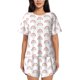 thumbnail image 1 of Fotbe Rainbow Conjunto de Pijama Estampado para Mujer, 2 Piezas, Ropa de Dormir con Camiseta de Manga Corta y Shorts Suaves-Medium, 1 of 6