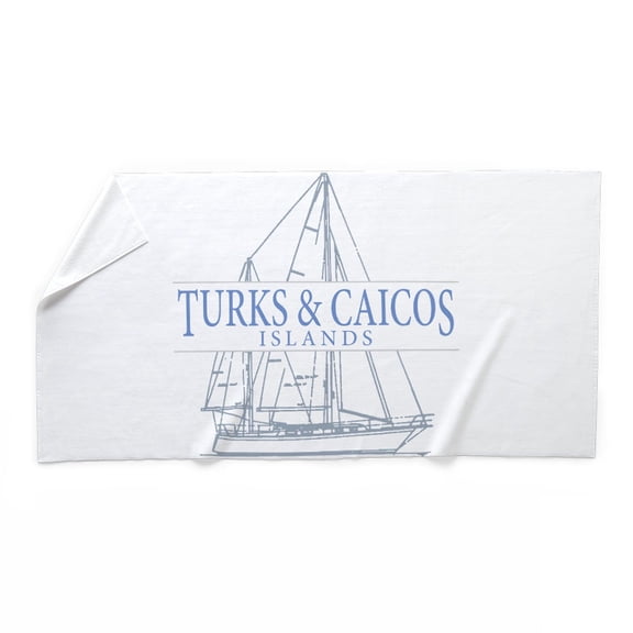 CafePress - Turks And Caicos Islands - Large Beach Towel, Soft 30"x60" Towel with Unique Design