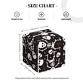 thumbnail image 4 of Fotbe Skeleton Porta Pañuelos Decorativo de Cuero, Caja Cuadrada Moderna para Pañuelos Faciales, Organizador y Dispensador 5x5x5'', 4 of 7