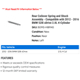 thumbnail image 2 of Rear Coilover Spring and Shock Assembly - Compatible with 2012 - 2016 BMW 528i xDrive 2.0L 4-Cylinder 2013 2014 2015, 2 of 2