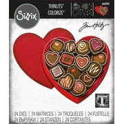 Sizzix Thinlits Die Set 24PK True Love Colorize by Tim Holtz, 666290, Multi-Colour