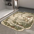 thumbnail image 2 of 1pc A Snowman with Children Absorbent Non-Slip Bathroom Thickened Flannel Rug Decor,Soft,Quick Drying,Suitable For Indoor/outdoor Use,Bathrooms,Bedrooms,Kitchens,Terrace,Laundry Rooms,16"x24", 2 of 9