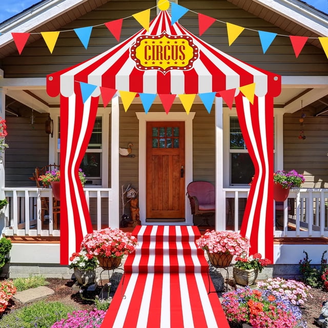 Set de decoración para entrada y fiesta de carnaval Fanfanwin, 5 unidades