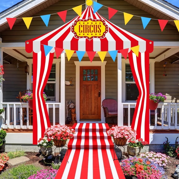 Set de decoración para entrada y fiesta de carnaval Fanfanwin, 5 unidades