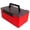 Red, variant on NANMELX 52 Grid Plastic Fishing Tackle Box Fishing Lined Box Organizers Squid Jig Hard Lures Tool Case Portable Fishing Box