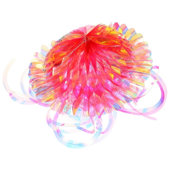 Jellyfish Honeycomb Hanging Decor for Ocean Theme Party Decoration Multi Color 12 Inches