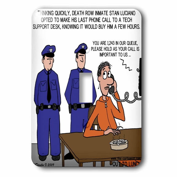 3dRose, Death Row Call to Tech Support - How to Live Longer, single toggle switch