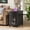 Black, variant on Winkalon Farmhouse End Table with Charging Station, Sofa Side Table with Drawer and Storage Cabinet, Small Nightstand for for Living Room, Bedroom