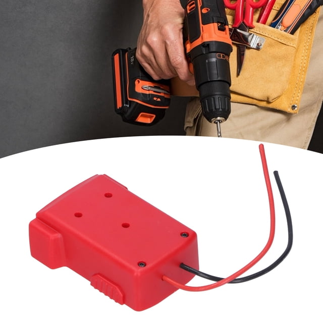 Conector de Montaje de Alimentación, Sin Rebabas, Estructura Estable de Forma Integral, Adaptador de Batería de 18 V para Batería