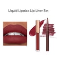 thumbnail image 3 of Lip Liner, Cosmetics Waterproof Long Lasting Matte Liquid Lipstick Lip Liner High Pigmented  For Home Dating, 3 of 8