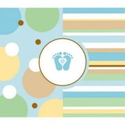 Baby Shower 'Tiny Toes Blue' Invitations w/ Envelopes (8ct)