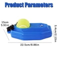 thumbnail image 3 of Solo Tennis Trainer Rebound Ball with String for Self Tennis Practice Training Tool for Adults or kads Beginners with 1 String Balls Elastic and a Portable Mesh Bag, 3 of 6