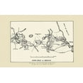 thumbnail image 2 of Appleton 14x10 White Modern Wood Framed Museum Art Print Titled - Vera Cruz to Mexico City War Map 1893, 2 of 4