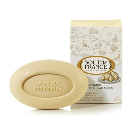 South of France South of France Natural Bar Soap - Almond - 6 (Best Natural Soap For Men)