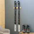 thumbnail image 3 of Wood Ski Display Rack Wall Mount, Garage Ski Hanger, Storage, 3 of 6