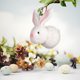 thumbnail image 1 of Decoraciones de Pascua, adornos de Pascua, regalos de Pascua Adornos colgantes de conejito de Pascua Lindos conejitos de orejas largas Decorar decoraciones para una fiesta Decoración de conejo, 1 of 6