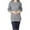 Gray, variant on Diufon Women's Maternity Sweatshirt Casual Loose Long Sleeve Crewneck Pullover Tops Pregnant Breastfeeding Shirts