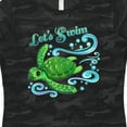 thumbnail image 4 of Inktastic Lets Swim- Cute Sea Turtle Women's T-Shirt, 4 of 5