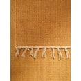 thumbnail image 4 of Rugsotic Carpets Eco-Friendly Woven Hand Woven Kilim Flat Weave Gold Solid Area Rug, 10'x10' Square, Antimicrobial, 4 of 8